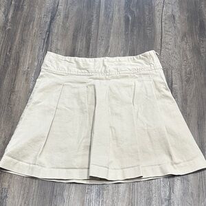 The Children's Place Cream Pleated A-Line Skirt